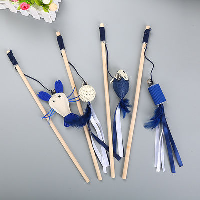 Outlet Feather Teaser Đồ chơi mèo Đồ chơi tương tác Tôm Tôm Đồ chơi tương tác 30g