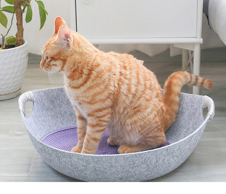 ổ mèo nỉ với an toàn 100% vật nuôi an toàn ổ tròn mèo giường chó mèo giường ổ