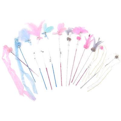 Đồ chơi tương tác mèo lông thú cưng Đũa phép bằng nhựa Fairy Cat Teaser Stick