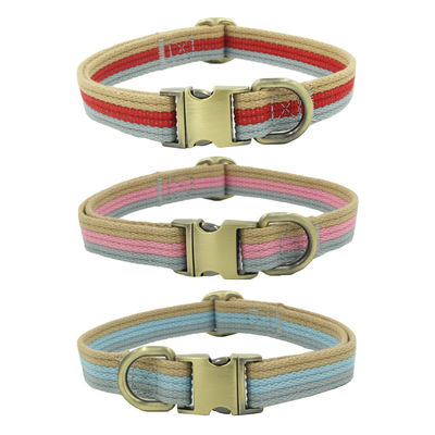 Nylon Twisted Rope Dây buộc vật nuôi có thể được khắc bằng vải dệt kim cổ áo Dây kéo Bộ dây xích cho chó cưng