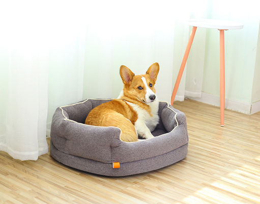 Giường thú cưng thoải mái có thể tháo rời Giường tròn chỉnh hình cho chó Sofa bằng bọt biển Mát xa cho giấc ngủ sâu