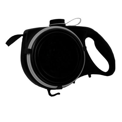 Đa chức năng 5 trong 1 Bình nước dây buộc chó nylon với hộp đựng túi đựng bát
