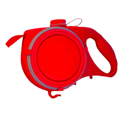 2021 BSCI Leash Dog Chai nước uống 5 trong 1 Dog Leash với chai nước