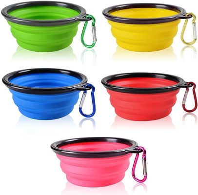 TPE Con ​​chó du lịch có thể gập lại Bát có thể thu gọn có thể mở rộng cho mèo cưng