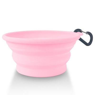 Bát nước du lịch silicone ngoài trời cho chó Thức ăn cho chó mèo và bát nước