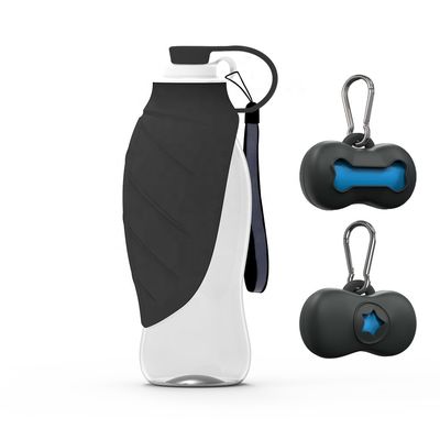 Hộp đựng nước phân phối nước cho vật nuôi di động 20Oz và bát đựng thức ăn cho chó