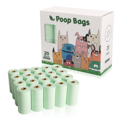 BSCI Cornstarch Dog Poop Túi 100% có thể phân hủy sinh học Túi phân hủy sinh học