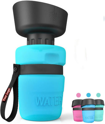 Chai nước cho chó có thể gập lại 18 Oz Du lịch không chứa BPA