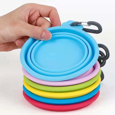 Hallupets có thể thu gọn Silicone cho chó Nước bát đựng thức ăn cho mèo Nước tùy chỉnh cho chó