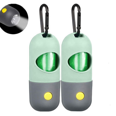 Hình dạng viên thuốc Đèn pin LED Pet Poop Dog Máy phân phối túi đựng chất thải