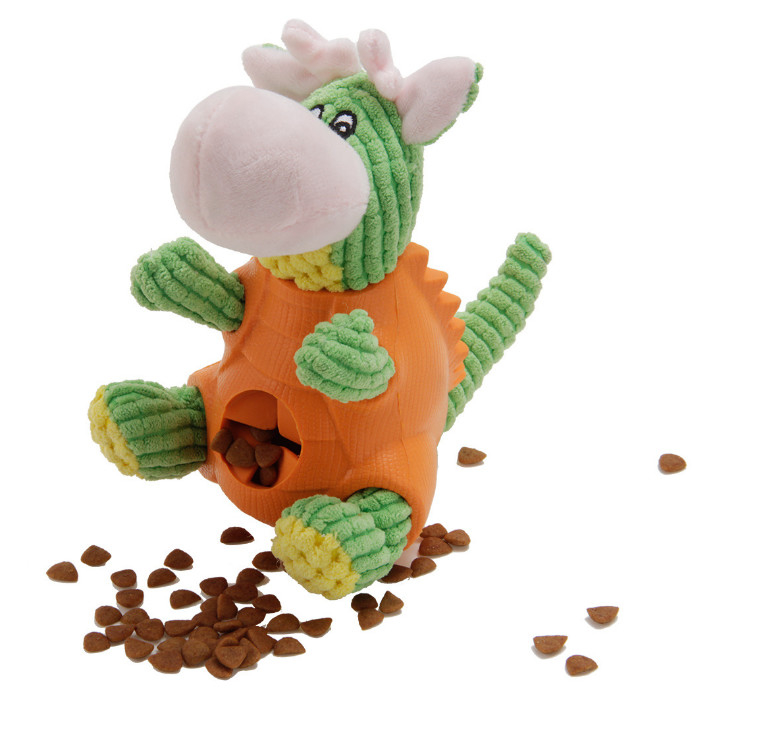 Thân thiện với môi trường Squeaky Soft Chew Dog Treatment Dispenser Tùy chỉnh Đồ chơi sang trọng cho thú cưng