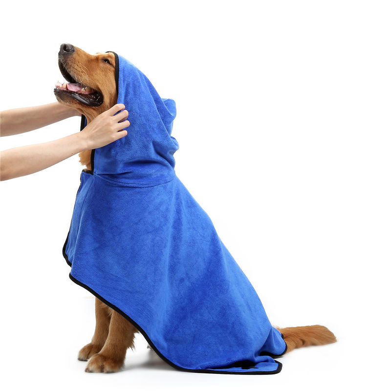 bibulous Dụng cụ chải lông cho thú cưng Chất hấp thụ mềm Sợi nhỏ Khô nhanh Khăn cho chó