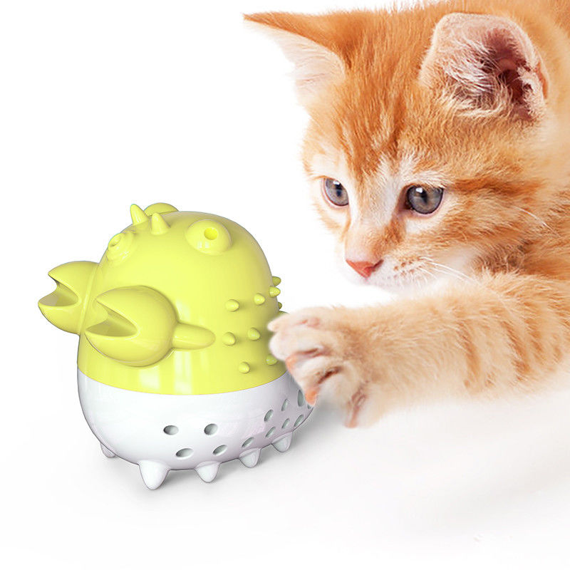 Crayfish Cat Dụng cụ chải lông Bàn chải đánh răng Chew Balls Catnip Vệ sinh và Chải răng Đồ chơi có âm thanh