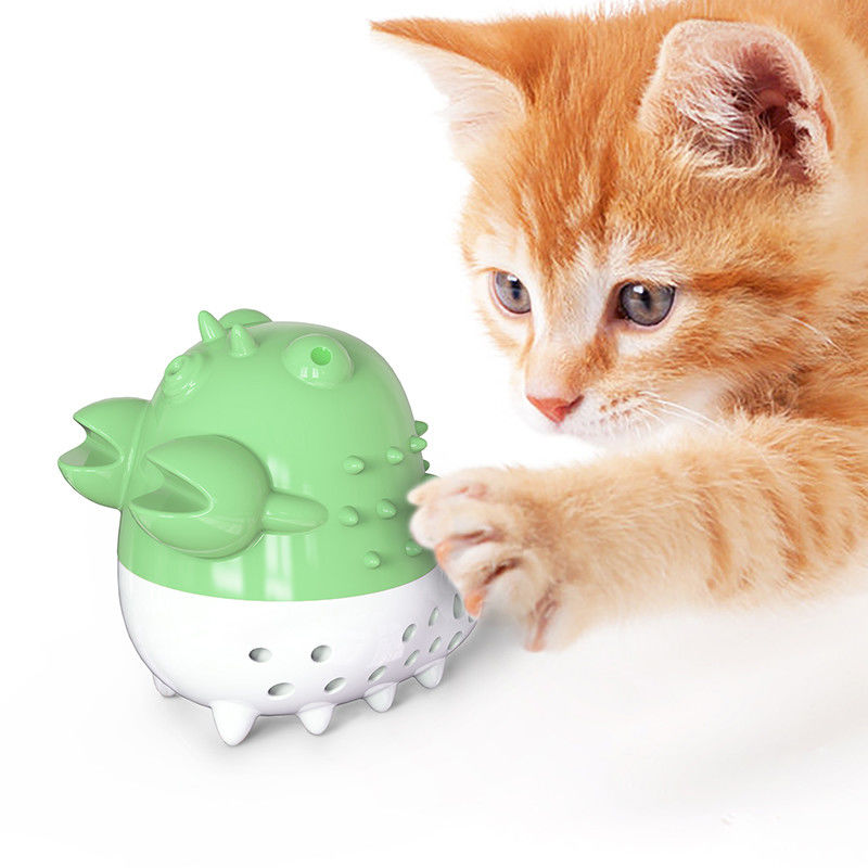 Crayfish Cat Dụng cụ chải lông Bàn chải đánh răng Chew Balls Catnip Vệ sinh và Chải răng Đồ chơi có âm thanh