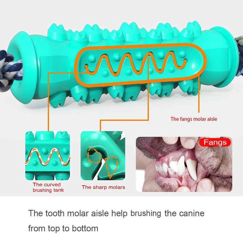 Đồ chơi nhai cao su không độc hại cho chó con đang mọc răng Chó 15-30 LBS Cải thiện vệ sinh răng miệng
