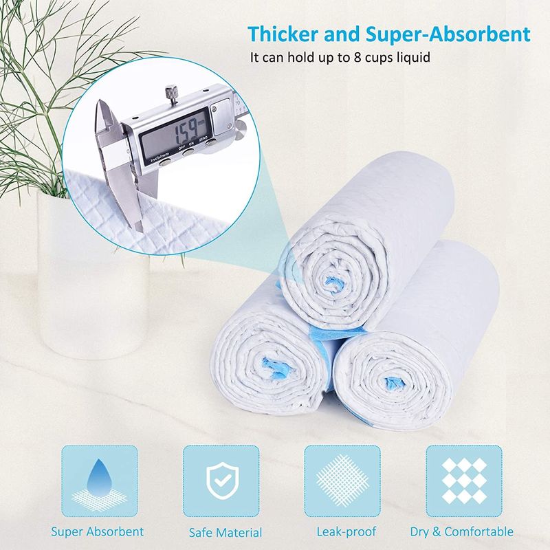 Tã lót cho chó cưng Siêu thấm hút Đào tạo cho mèo đi tiểu Miếng lót nước tiểu Khỏe mạnh Sạch ướt Thảm dùng một lần cho chó Tã lót đào tạo