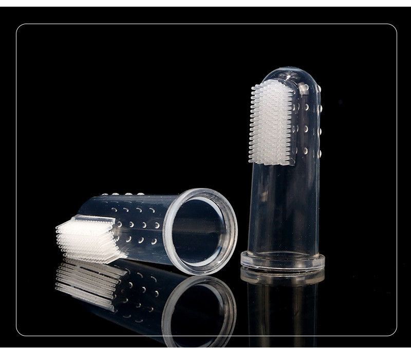 Lông chó Silicone Dụng cụ làm sạch răng Làm sạch răng cho chó Chăm sóc răng miệng Bàn chải đánh răng ngón tay cho thú cưng