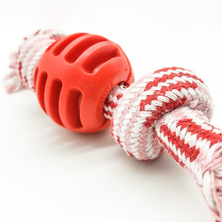 Double Knot Cotton có thể giặt được Dây Ball Đồ chơi cho chó bền Dây nhai Đồ chơi 50g