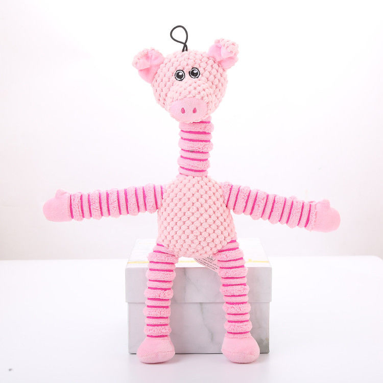 Đồ chơi cho chó bằng bông Plush Squeaky Dog Đồ chơi tương tác cho chó nhai, Đồ chơi nhai cho chó con nhồi bông để làm sạch răng, Nhỏ, Trung bình, Lớn