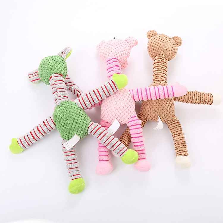 Đồ chơi cho chó bằng bông Plush Squeaky Dog Đồ chơi tương tác cho chó nhai, Đồ chơi nhai cho chó con nhồi bông để làm sạch răng, Nhỏ, Trung bình, Lớn