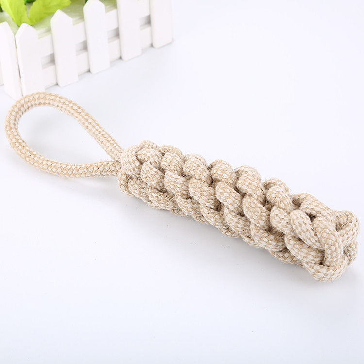 Bông có thể giặt được Sợi dây nhai Đồ chơi cho thú cưng Bàn chải đánh răng bằng ngô bền