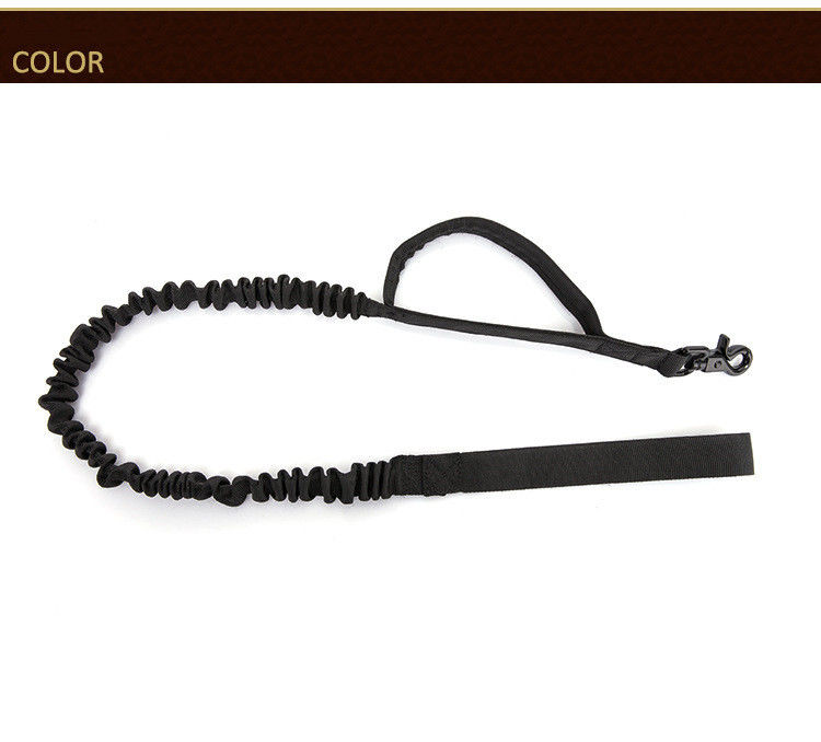 Chiến thuật Bungee Nylon Rope Dog Leash Dây xích huấn luyện chó có thể thu vào