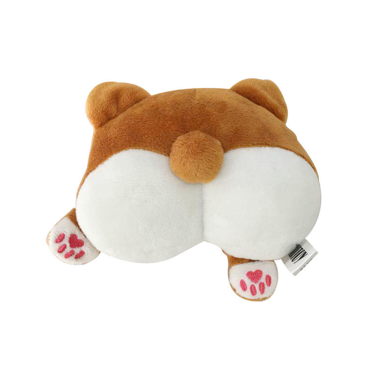 Corgi Butt Shape Dog Đồ chơi cho thú cưng Đồ chơi mềm mại cho chó sang trọng 37g