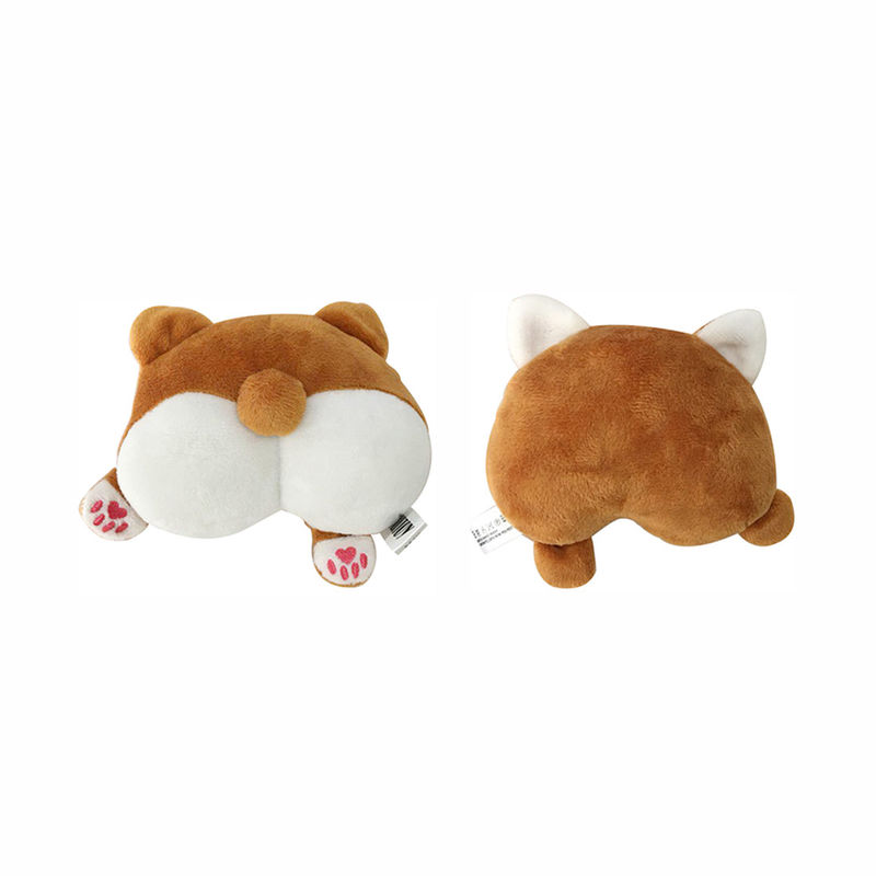Corgi Butt Shape Dog Đồ chơi cho thú cưng Đồ chơi mềm mại cho chó sang trọng 37g