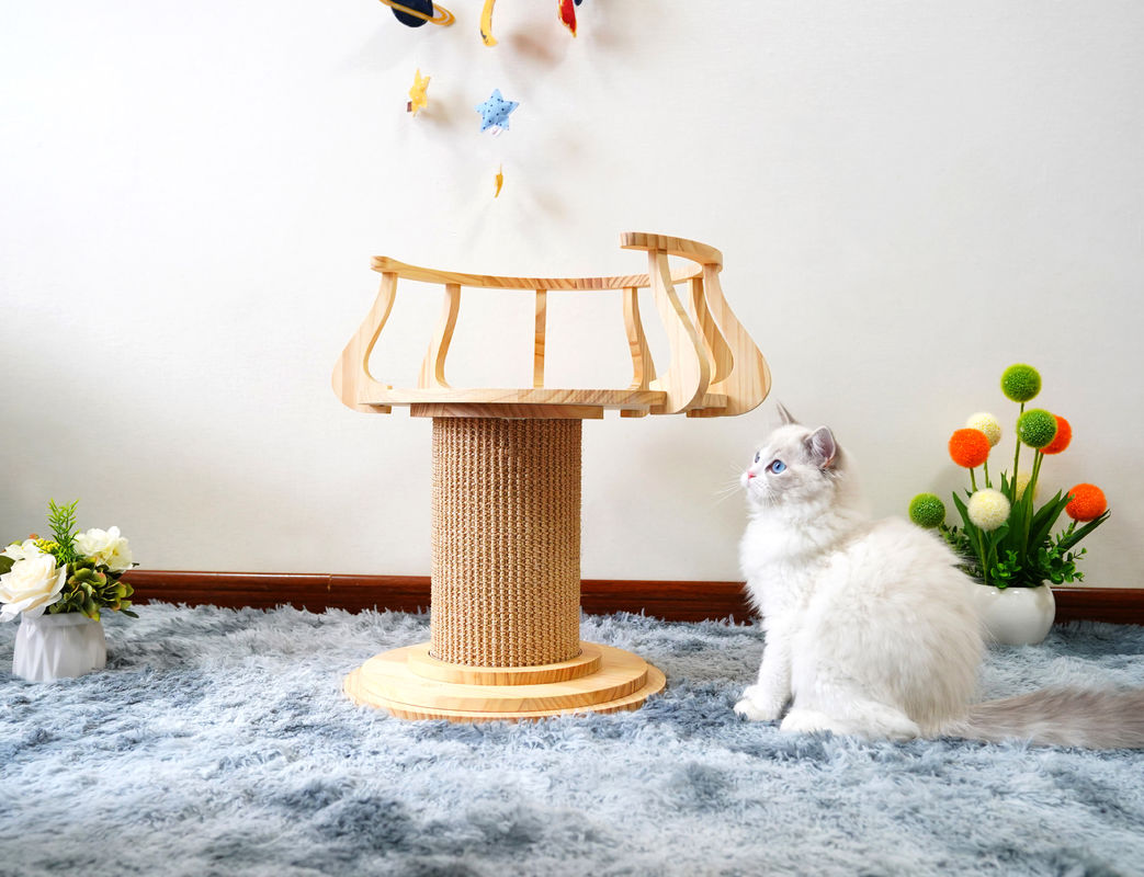 Thân thiện với môi trường Gỗ cào Mèo Trèo Cây Tháp Ảnh Mèo L Size 72cm M 62cm