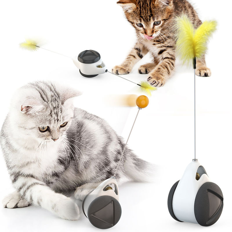 Đồ chơi thăng bằng ABS cho mèo Đồ chơi xoay Quà tặng Kitty Catnip Interactive Pet Ball
