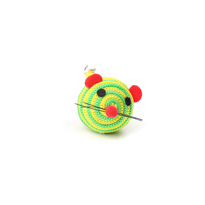 Dây Nylon Dây Chuông Đồ Chơi Cho Mèo Thú Cưng Có Chuột Bắt Mèo Đồ Chơi