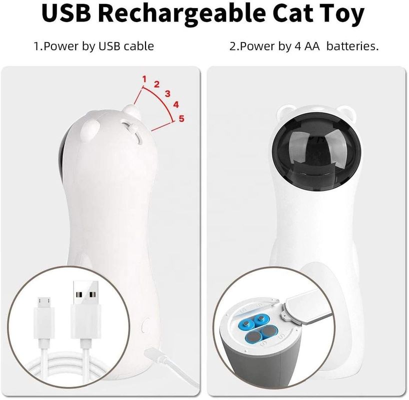 Đồ chơi laser mèo tự động tương tác cho mèo con sạc USB Đồ chơi mèo con trỏ laser tự động