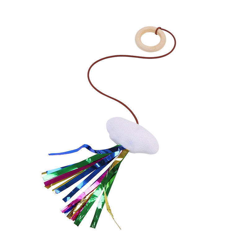 Tương tác Laser Cat Teaser Toy Feathers Wand Các loại Giày Vocal sang trọng Chim Hình dạng Mèo Bộ đồ chơi