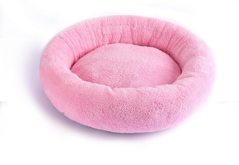 Sang trọng sang trọng mềm mại tròn bánh donut cho chó Giường đệm có thể giặt được Ghế sofa 560g cho mèo