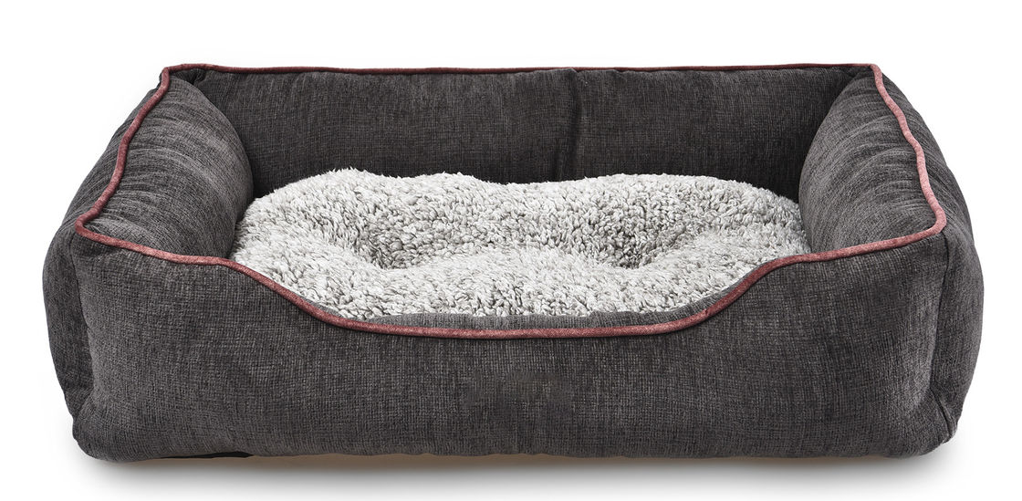Lớp lót không thấm nước Ghế sofa giường lớn chỉnh hình sang trọng cho chó với nắp có thể tháo rời có thể giặt được