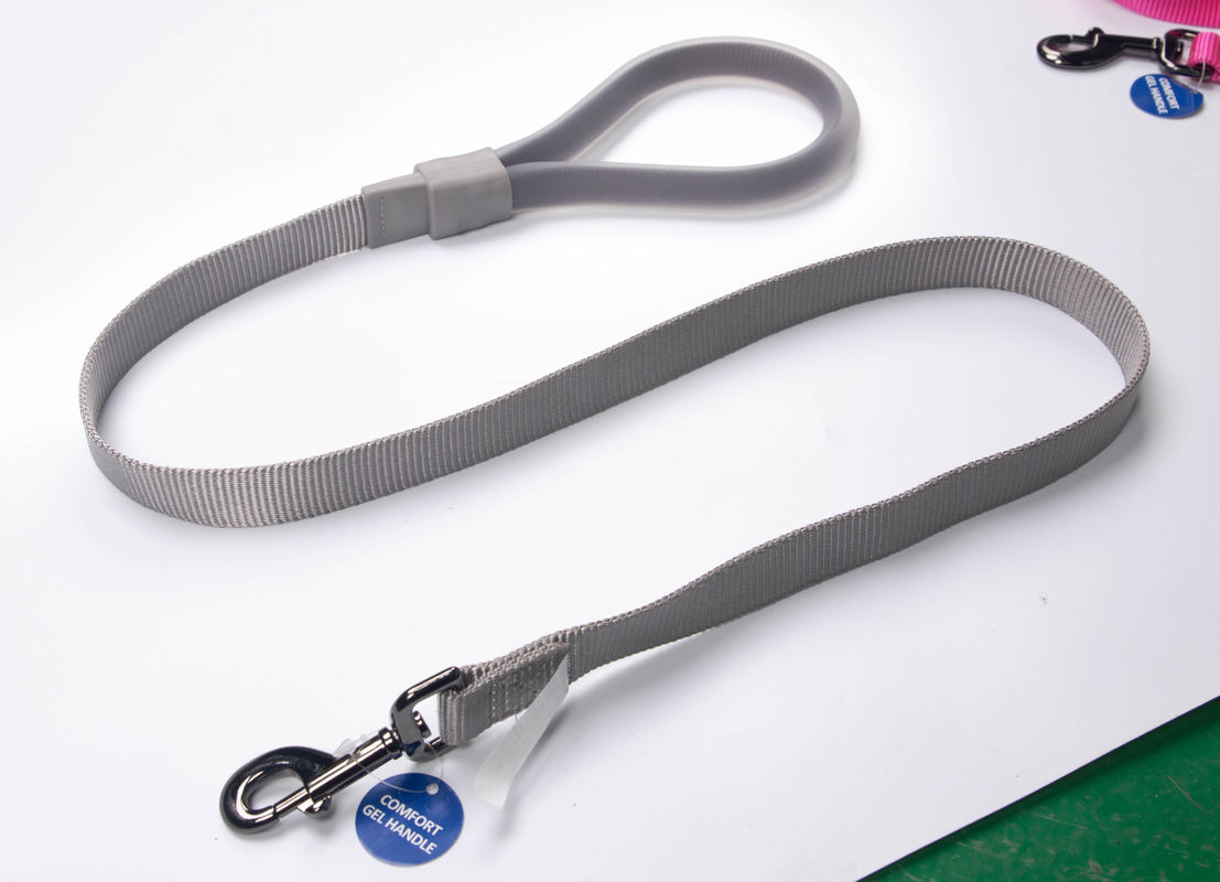 Tay cầm silicone Dây xích cho chó bằng nylon bền Đào tạo và đi bộ Dây xích cho chó đi bộ