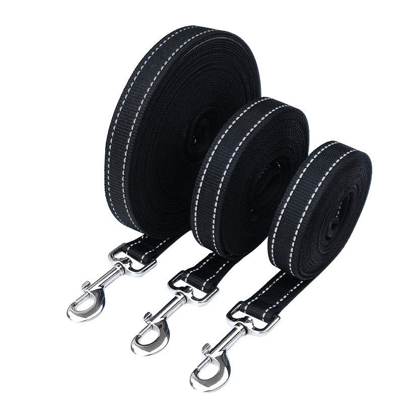 Tay cầm có đệm mềm phản quang Dây xích cho chó bằng nylon để huấn luyện chó dẫn đường đi bộ