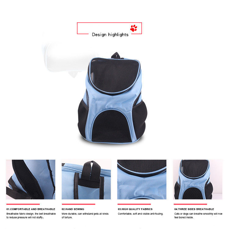 Thời trang Thoải mái Du lịch Mèo Con Chó Carrier Ba lô thoáng khí