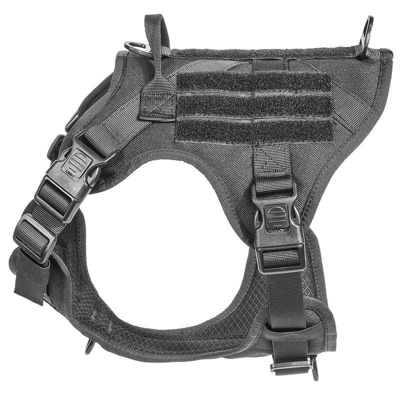 Áo khoác quân sự chiến thuật Dây buộc cho chó với khóa chiến thuật ODM Molle An toàn cho Dịch vụ &amp; Huấn luyện Áo khoác cho chó quân sự