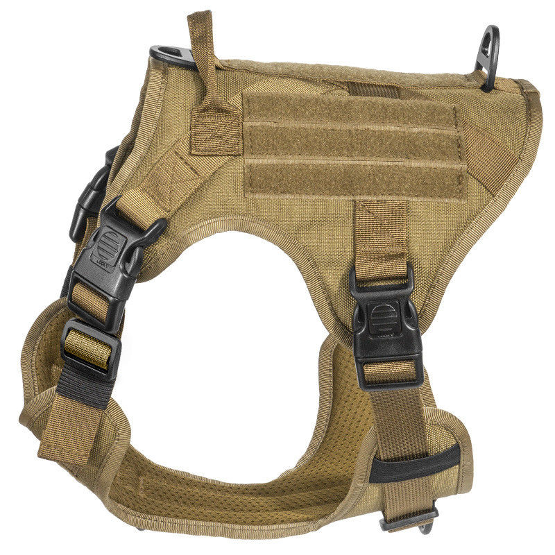 Áo khoác quân sự chiến thuật Dây buộc cho chó với khóa chiến thuật ODM Molle An toàn cho Dịch vụ &amp; Huấn luyện Áo khoác cho chó quân sự