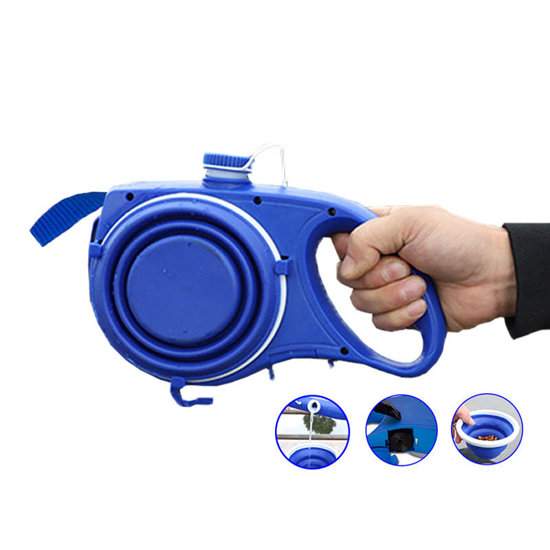 5 TRONG 1 Nylon di động cho thú cưng xích chó Bình nước du lịch BSCI Bát thú cưng có thể gập lại