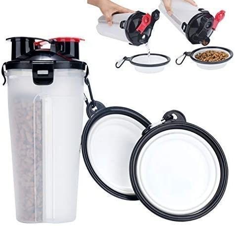 Hallupets Di động Vật nuôi Du lịch Rò rỉ Chai nước cho chó Đi bộ đường dài
