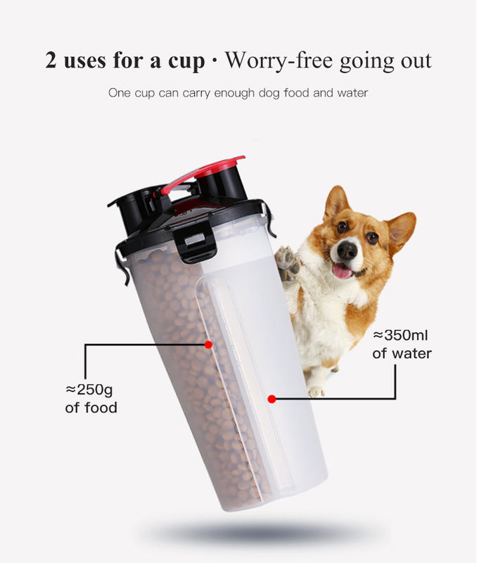 Hallupets Di động Vật nuôi Du lịch Rò rỉ Chai nước cho chó Đi bộ đường dài