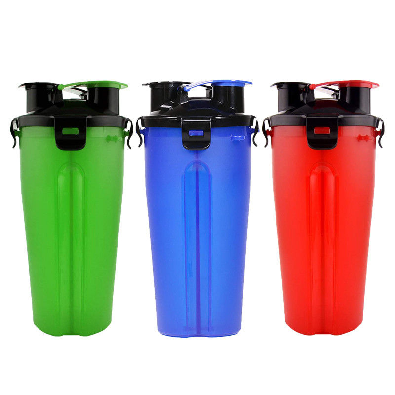Chống rò rỉ Bình nước di động 2 trong 1 cho chó Chức năng Muti