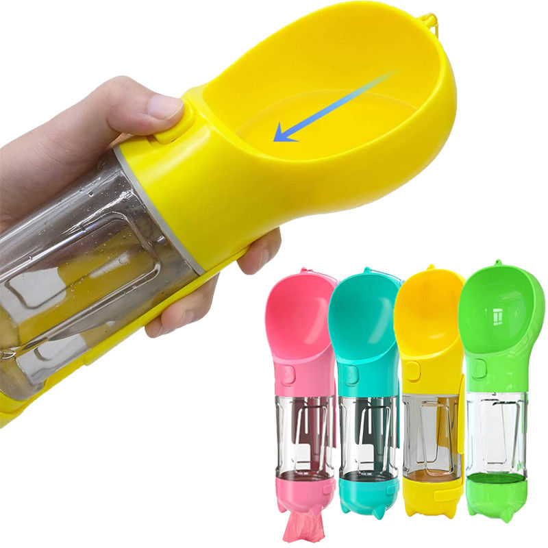 500ML Chó xách tay Du lịch Chai nước Máy phân phối cốc Nước uống cho thú cưng