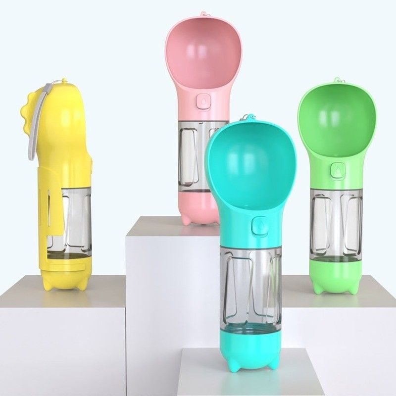 BSCI Chống rò rỉ Bình nước 2 trong 1 cho chó Máy lọc nước cho chó con với xẻng xúc