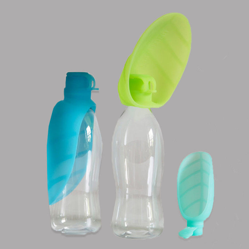 Bình nước có thể gập lại BSCI 20oz cho chó có nắp lật bằng silicon