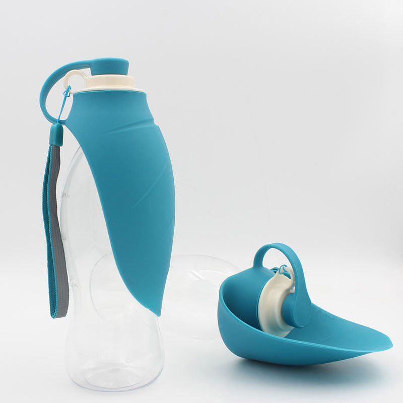 Bình nước cho chó silicone có thể thu gọn lại Hình dạng lá thân thiện với môi trường