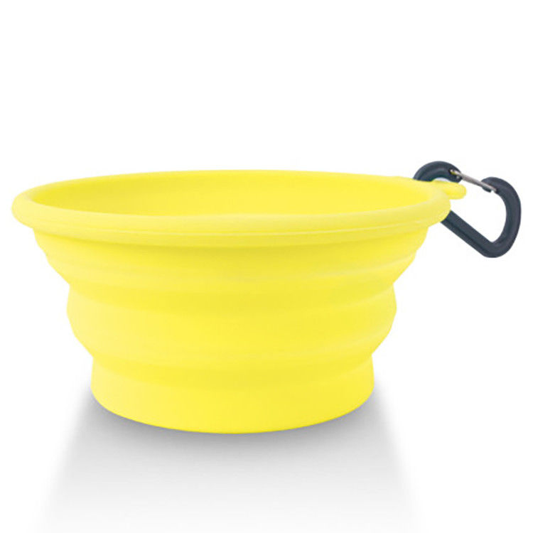 365ml 685ml Bình nước cho chó có thể gập lại bằng silicone cho các hoạt động ngoài trời