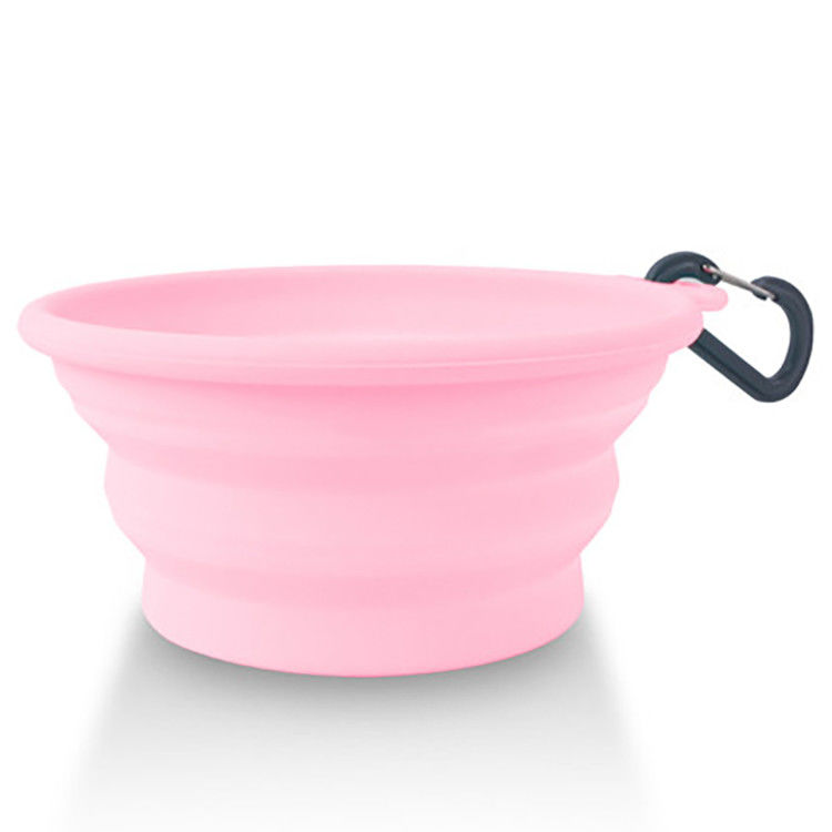 Bát nước du lịch silicone ngoài trời cho chó Thức ăn cho chó mèo và bát nước